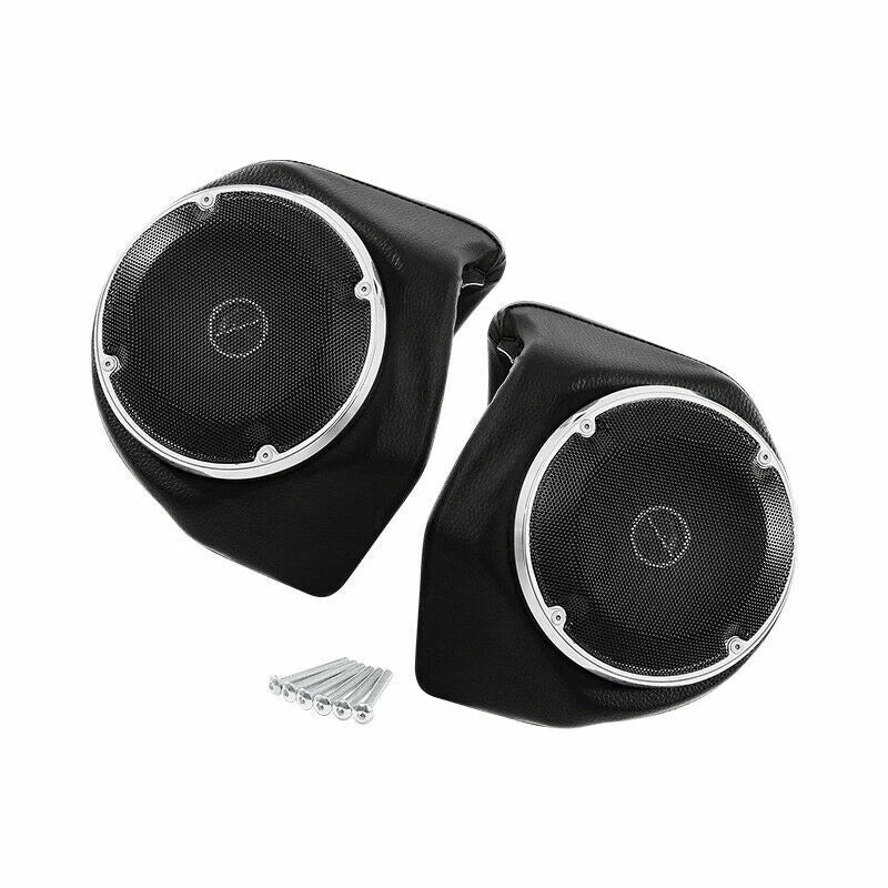 Matte Black King Trunk Backrest Speakers For Harley CVO Road Glide 14-25 25