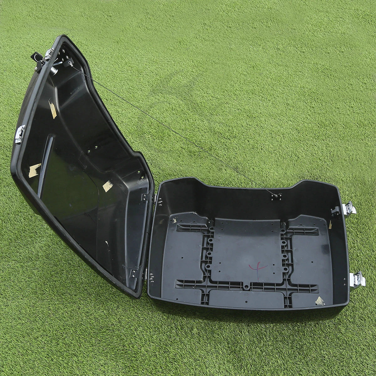 Chopped Pack Trunk Rack Fit For Harley Touring Street Road Glide 1997-2013