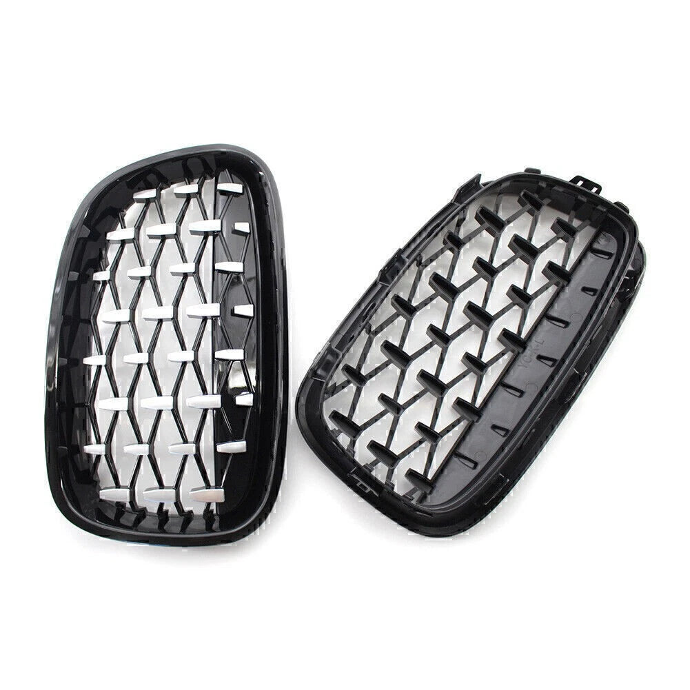Front Black Grille Chrome  Meteor Latest Style Fit BMW 1 Series F20 F21 11-14