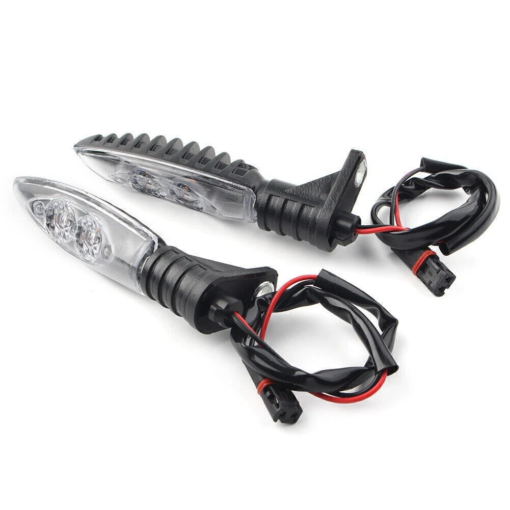 Front LED Turn Signal Indicator Light Clear Lens Fit BMW HP4 S1000R S1000RR ab