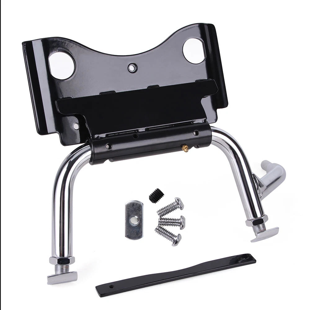 Chrome Adjustable Service Center Stand Jack For Harley Touring Dresser Bagger Up