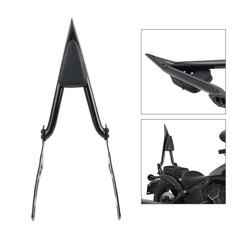 Sissy Bar Passenger Backrest For Indian Scout Bobber Rogue Sixty ABS 2018-2024