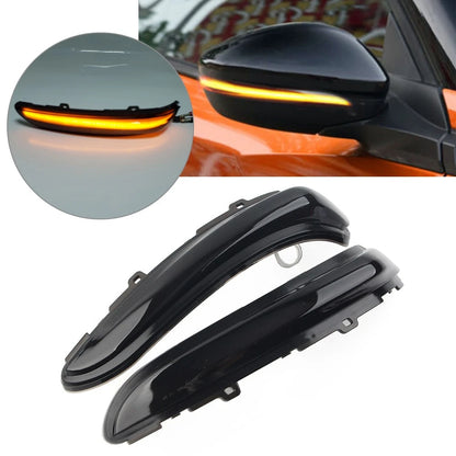 Flowing LED Rearview Mirror Dynamic Turn Signal Light For Peugeot 208 2008