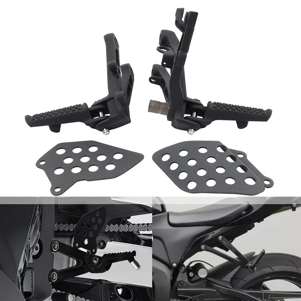 Front Driver Footrest Foot Pegs Bracket Set For Honda CBR600RR CBR 600RR 07-24