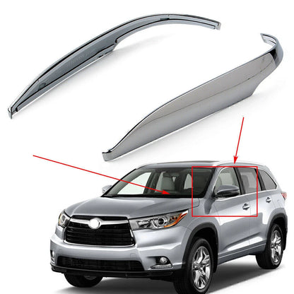 Trim Cover Set- Side Rearview Mirror Chrome For Toyota Highlander 2014 - 2019