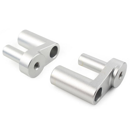 Silver Handlebar Riser Kit Back Move Mount Clamp For BMW R1200RT R1250RT 2014-20
