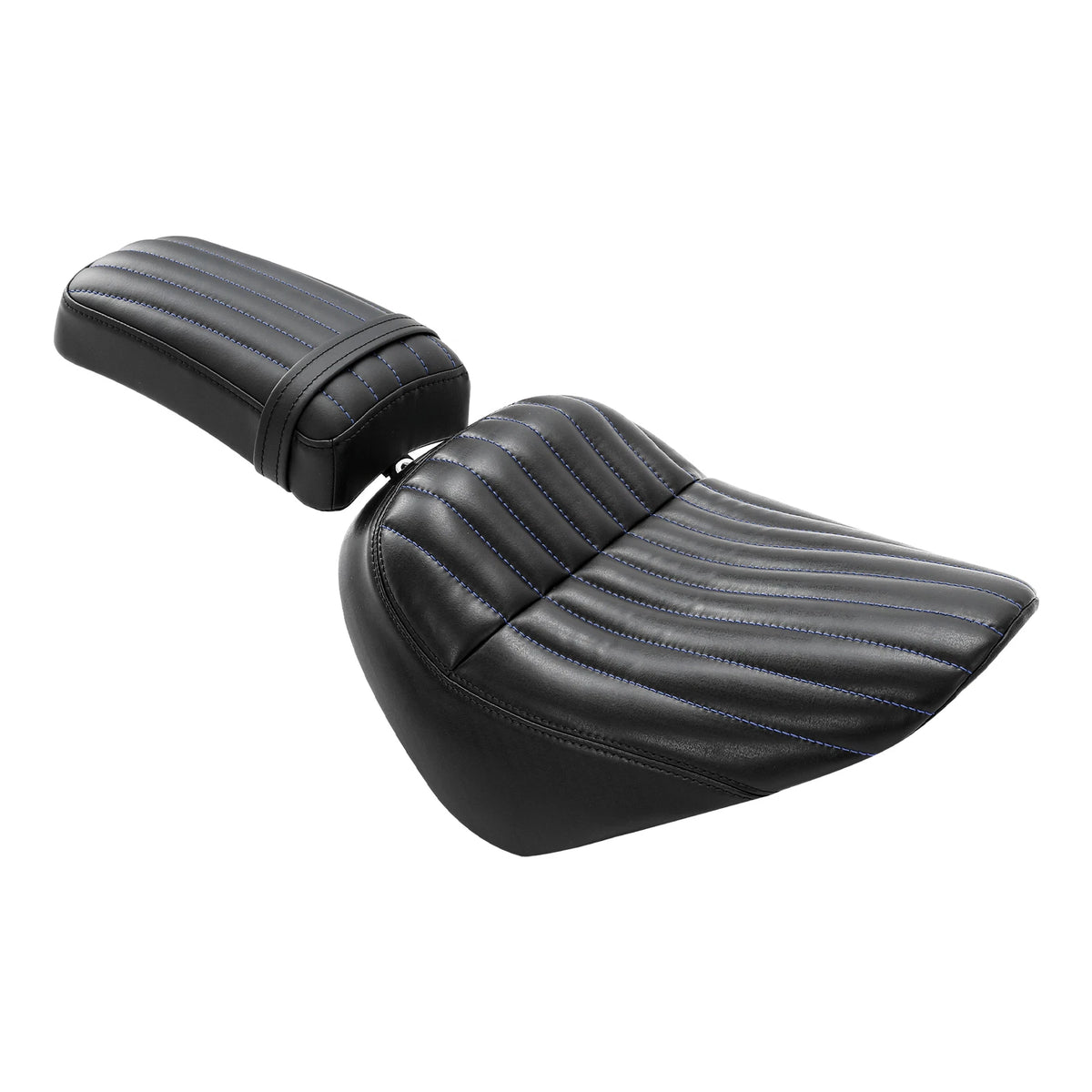 Rider Driver & Passenger Seats Fit For Harley Softail Street Bob 2018-2024 Black
