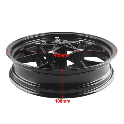 Front Wheel Rim For BMW 2010-2018 S1000RR & 2014-2018 15 S1000R Black Motorcycle