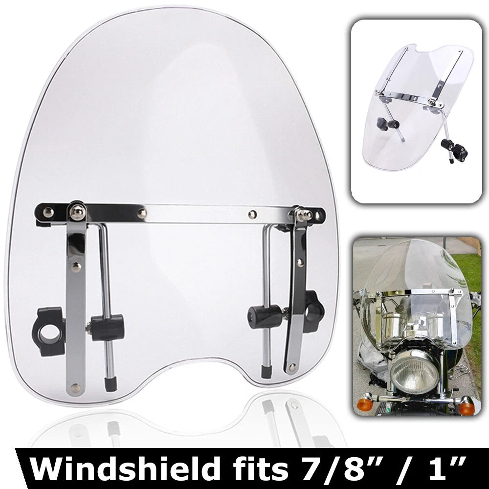 Large Clear Windshield for Harley Touring Sportster Dyna Softail VRXS Road Glide