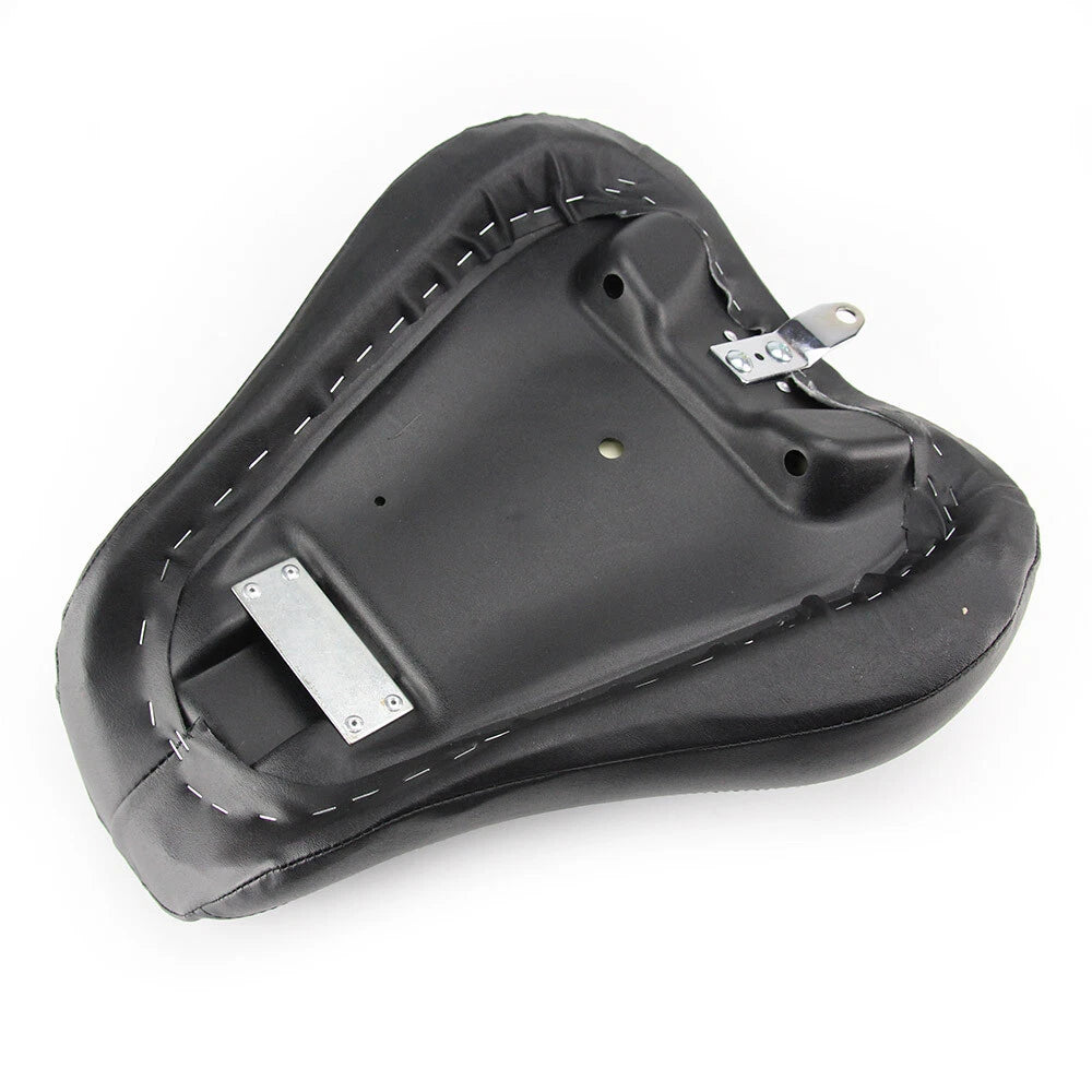 Front Driver Solo Seat Leather For Harley Sportster XL1200 883 72 48 1983-2003