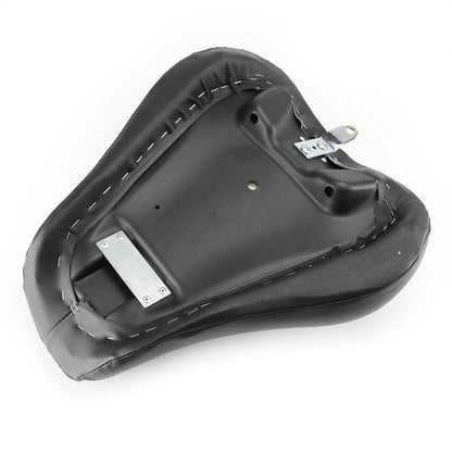 Front Driver Solo Seat Leather For Harley Sportster XL1200 883 72 48 1983-2003