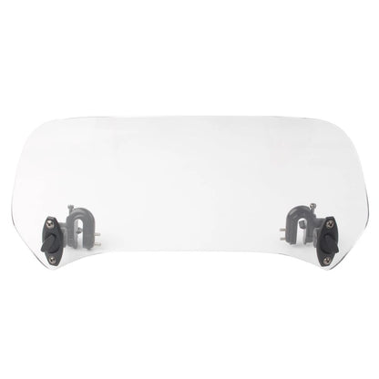 Adjustable Windshield Clip On Extension Spoiler Wind Deflector For Motorcycle