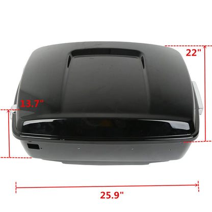King Trunk Pad Solo Mount Fit For Harley Road King Glide 2014-2025