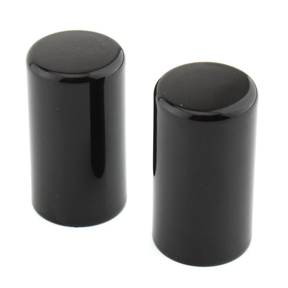 2 Pcs Docking Hardware Point Covers Kit for Harley Touring FLHX 2009-23 Black