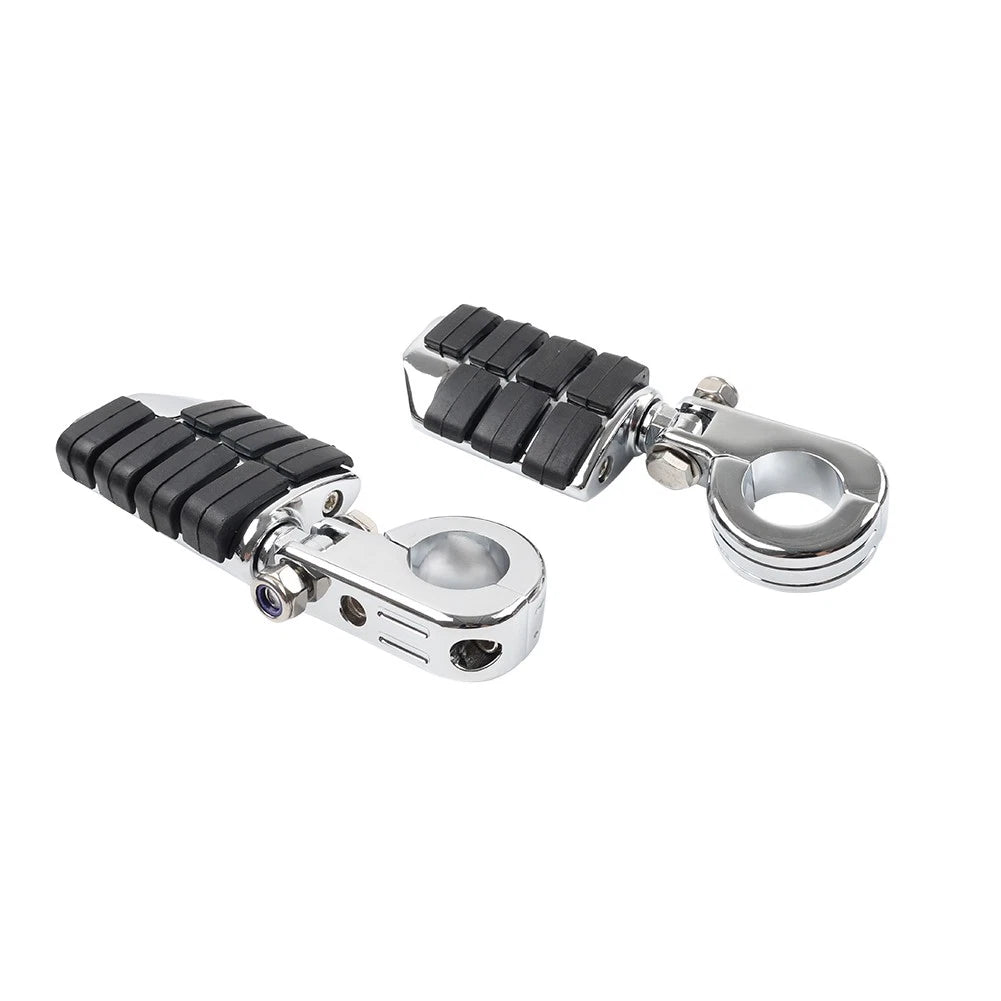 1-1/4" Highway Bar Footpeg Foot Pegs Mount For Harley Touring Road Street Glide