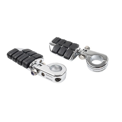 1-1/4" Highway Bar Footpeg Foot Pegs Mount For Harley Touring Road Street Glide