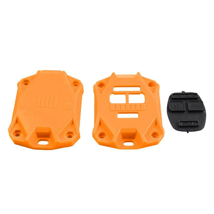 1pc ABS Car Key Fob Shell Case Cover Fit Jeep Wrangler JK 2007 - 2017 orange