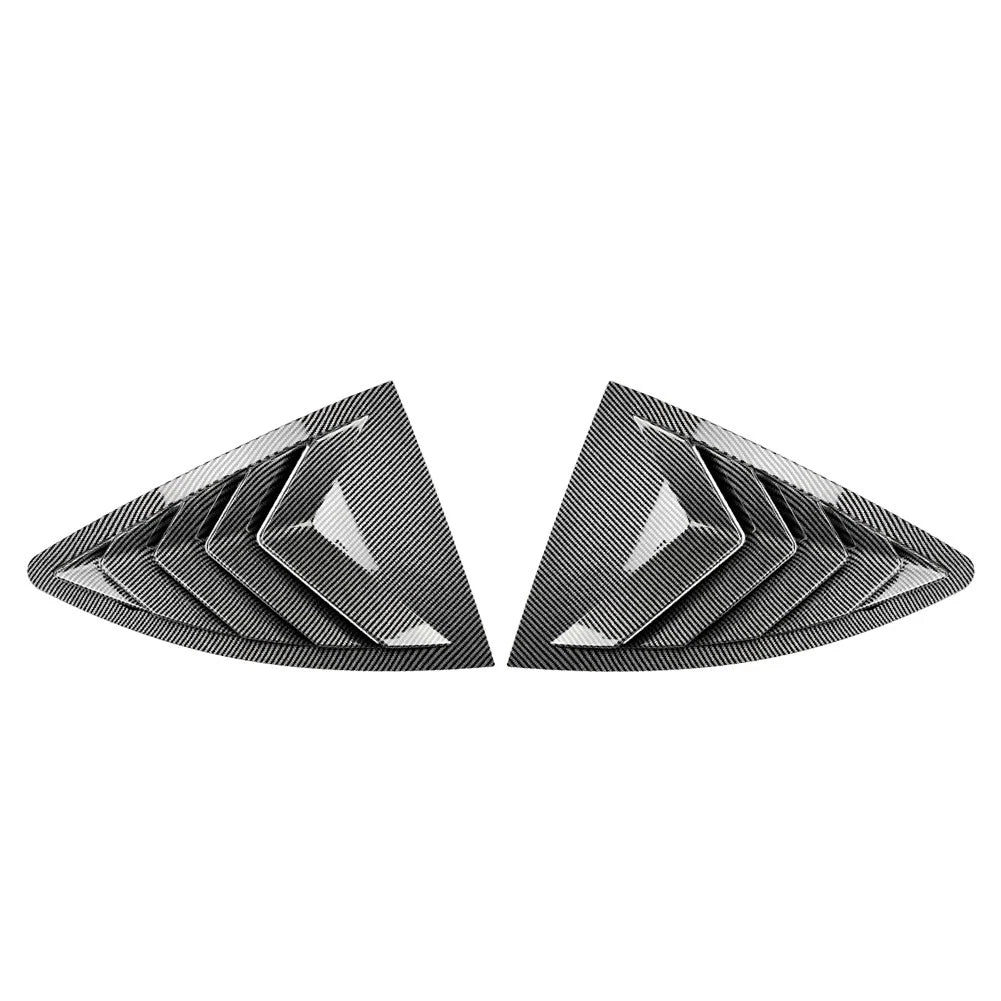 Carbon Look Rear Window Louvers Scoop Covers For Toyota GT86 For Subaru BRZ