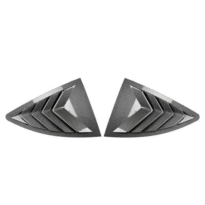 Carbon Look Rear Window Louvers Scoop Covers For Toyota GT86 For Subaru BRZ