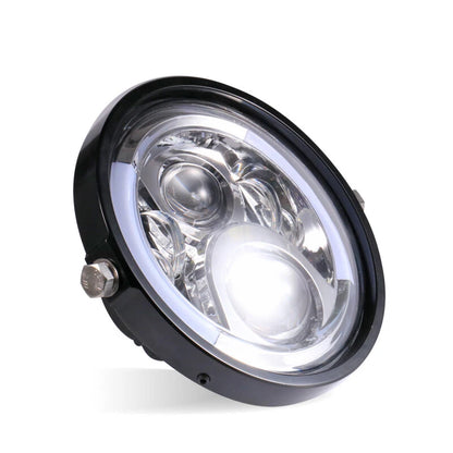 1Pcs Round 7" inch Motorcycle Headlight Mounting Bracket Ring Black Universal