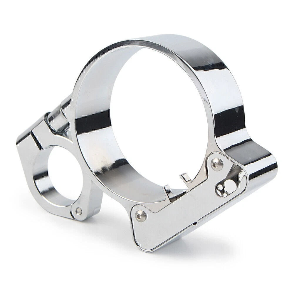 Silver 16" Side Mount Speedo Relocation Bracket For Harley Sportster 1200 883 72