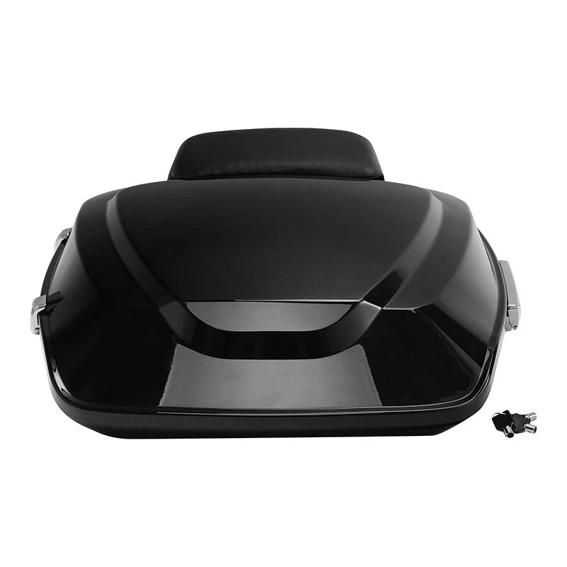 Razor Trunk Backrest Pad Mount Rack Fit For Harley Touring Glide 2014-2025
