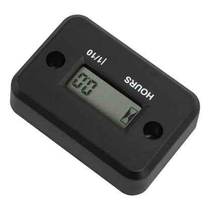 Waterproof Snowmobile LCD Marine Digital Hour Meter Gauge For Racing Motorcycle