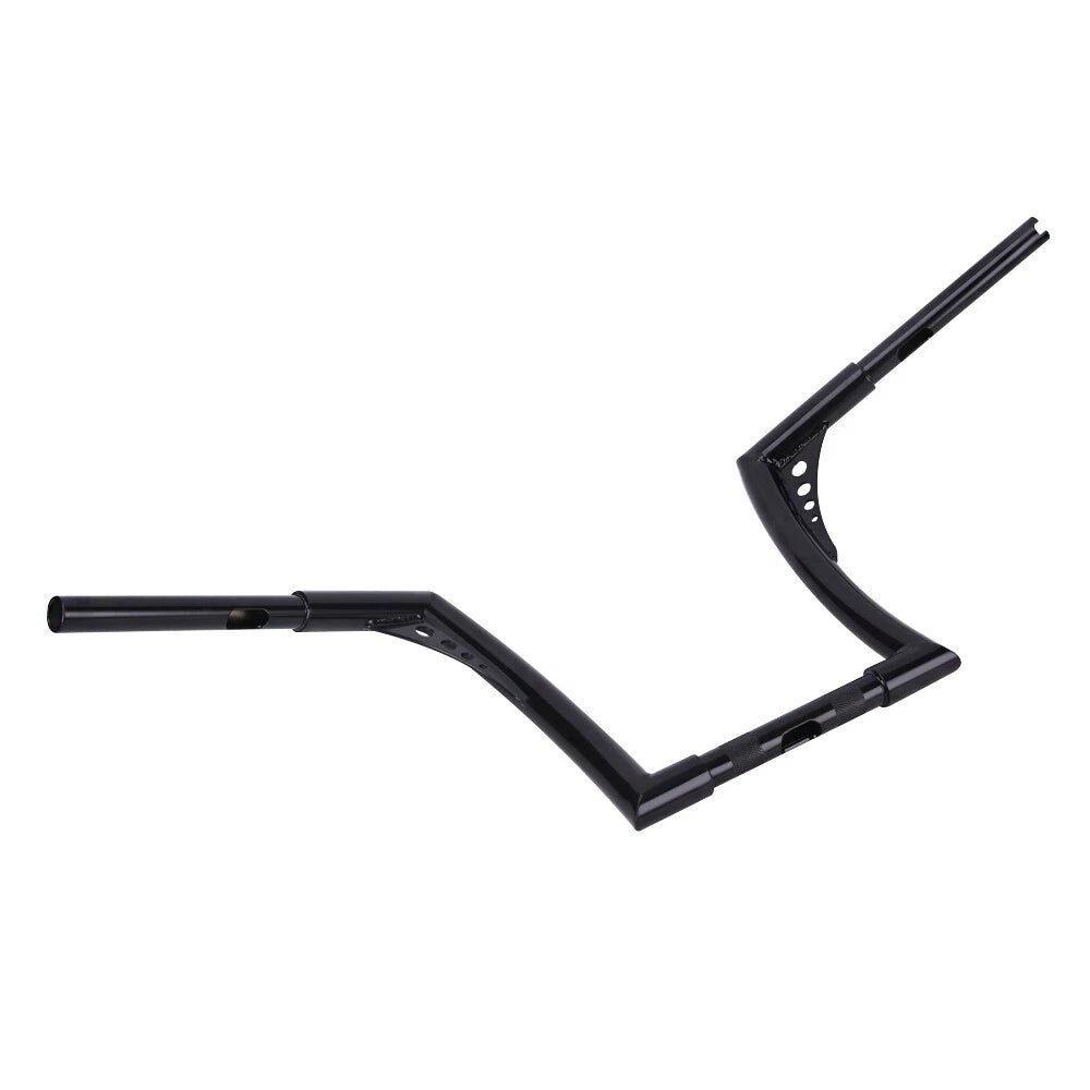 12" Inch Rise Ape Hanger HandleBars 1-1/4" Fat For Harley Touring Electra Glide