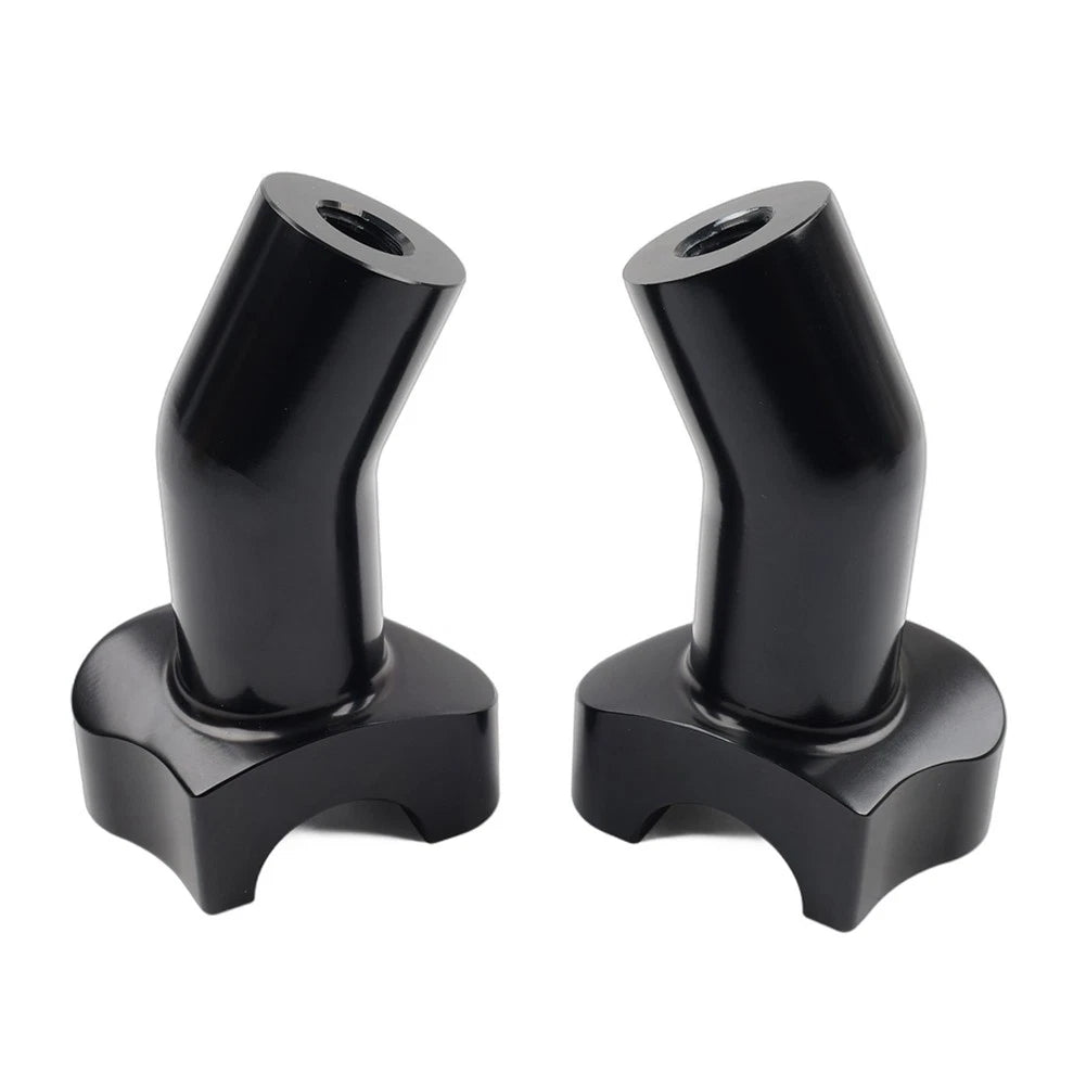 3 1/2" Pullback Handlebar Risers Fit Harley 1" Bar Dyna Softail Road King Black