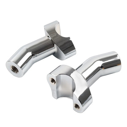 3 1/2" Pullback Handlebar Risers Fit Harley 1" Bar Dyna Softail Road King Chrome