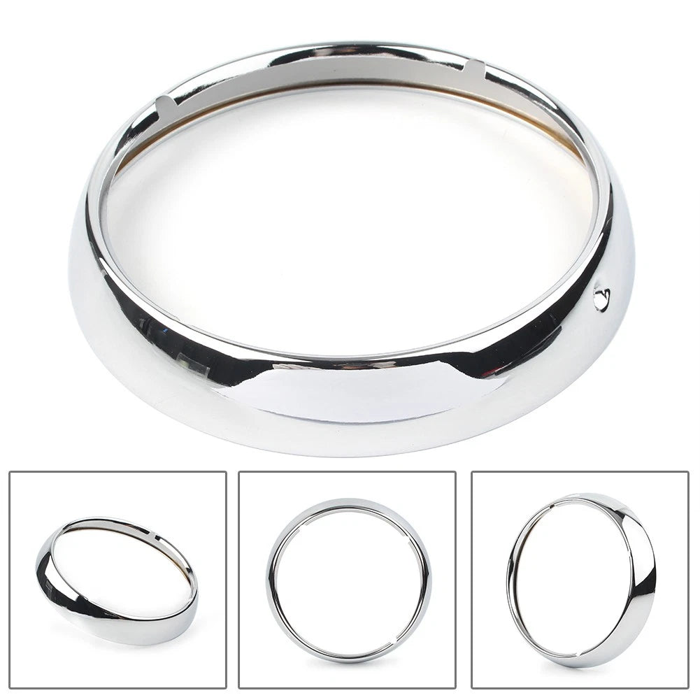 Headlight Trim Ring Cover Fit Harley Touring Road King Electra Tri Glide Chrome
