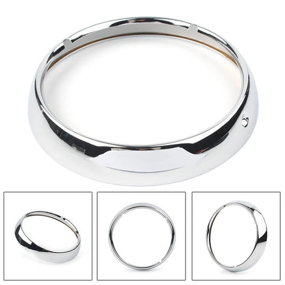 Headlight Trim Ring Cover Fit Harley Touring Road King Electra Tri Glide Chrome