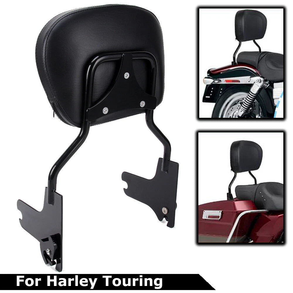 Detachable Passenger Backrest Sissy Bar For Harley Touring Road King 1997-2008