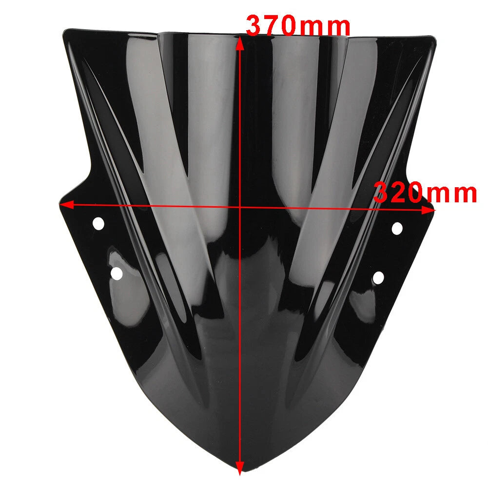 Front Windshield Windscreen Fit KAWASAKI EX300 ninja 300/250 13-17 Deep-Iridium