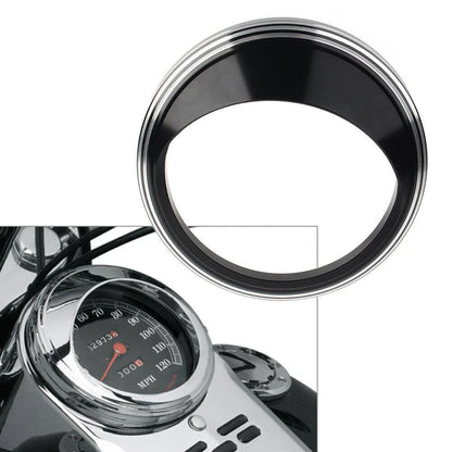 5" Speedometer Gauge Bezel Covers Trim Ring Visor Custom For Harley Road Glide