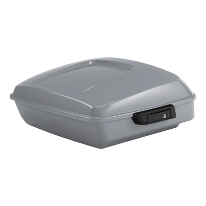 Chopped Trunk Luggage Fit For Harley CVO Electra Road Glide 14-Up Billiard Gray