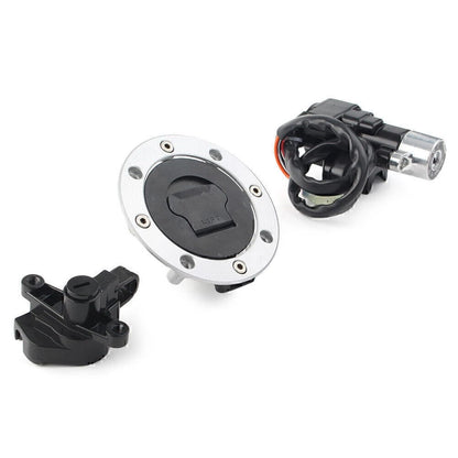 Ignition Switch+Fuel Gas Cap Lock+Key Set Fit Suzuki GSF600 GSF1200 Bandit 95-05