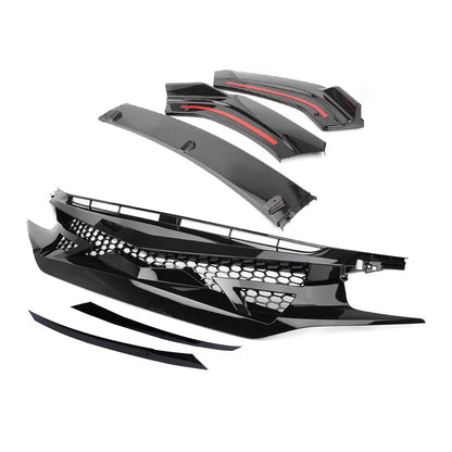 Style Grille Mesh Front Bumper Grille Fit Honda Civic 2016-2018