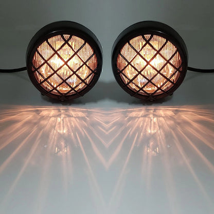1Pair Lens Grill Headlight Lamp For Yamaha Banshee 1987-2006 2005 ATV 4 Wheel US