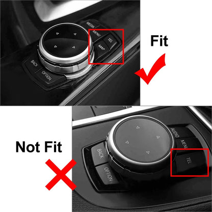 Media Knob Controller Wheel Cover Fit For BMW X1 X3 X5 X6 IDRIVE