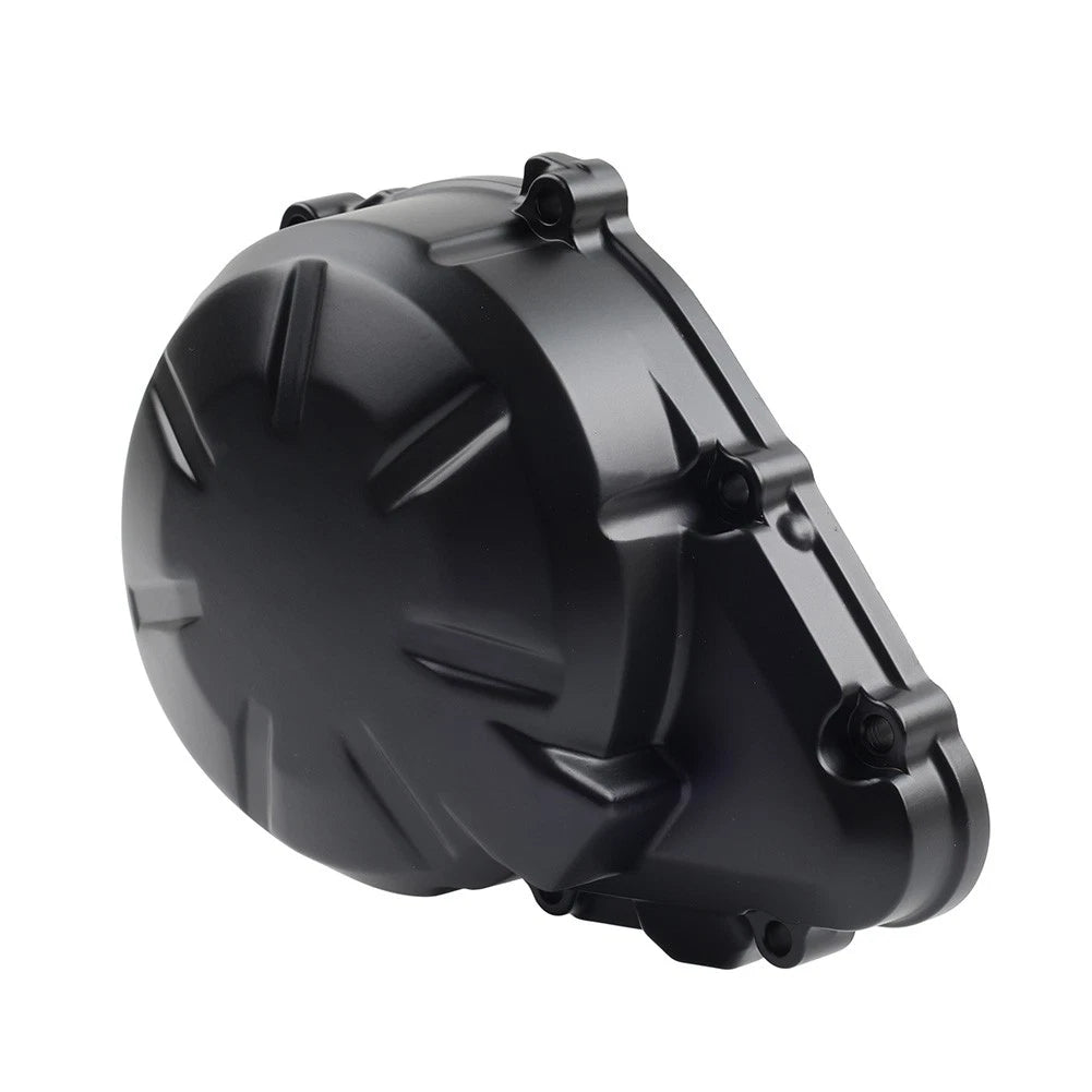 Left Stator Engine Cover Crankcase Black For Kawasaki Z900 Z900 ABS 2017-2025
