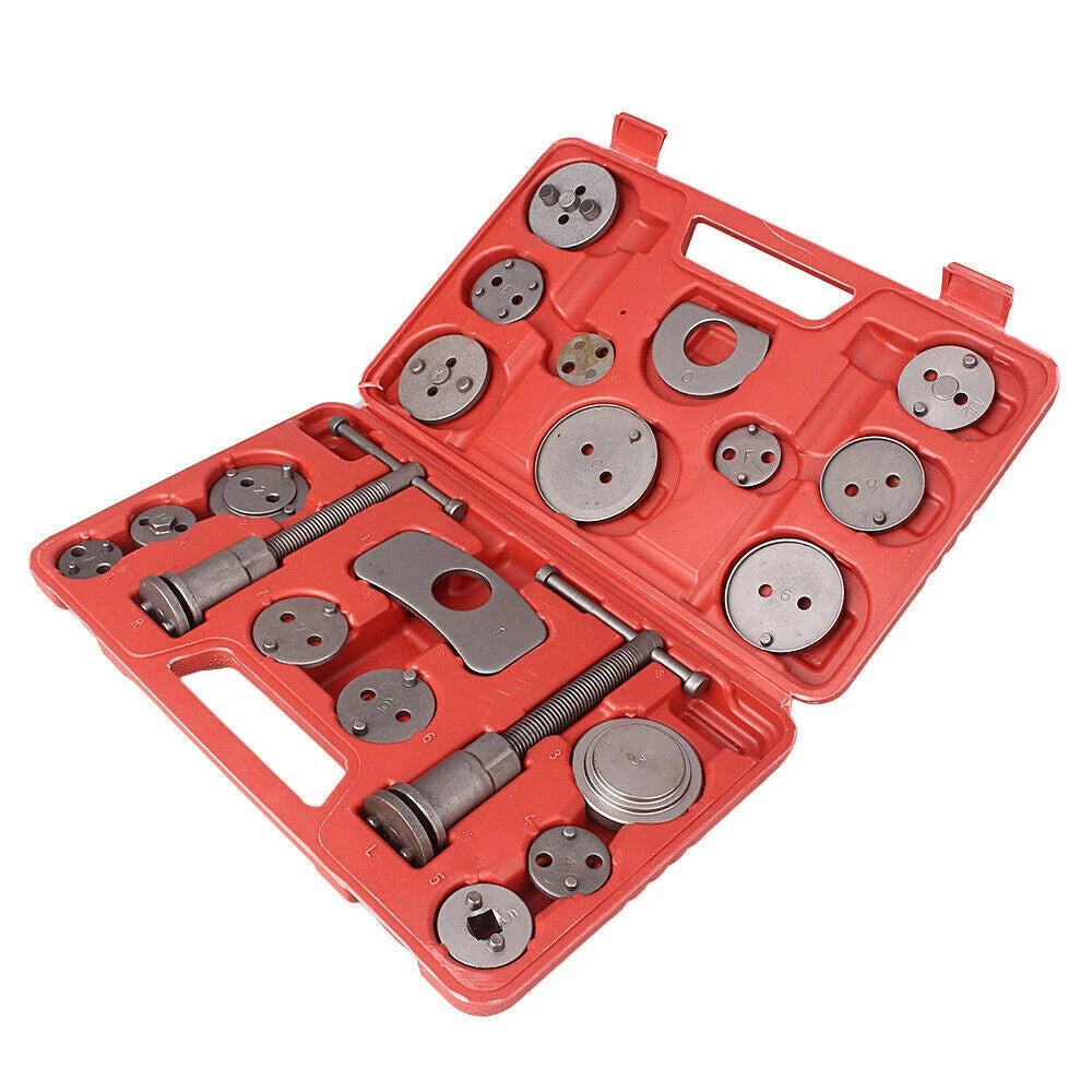 21pcs Disc Brake Caliper Wind Back Tool Brake Pad Piston Compressor Rewind