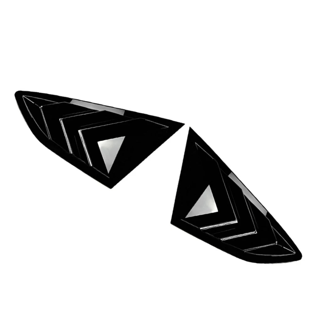 Glossy Rear Window Vent Shutter Louver Cover For Audi A5 S5 F5 Sportback 2017-24