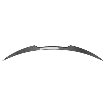 Carbon Fiber Look Rear Trunk Middle Spoiler Wing For Alfa Romeo Stelvio 2017-24