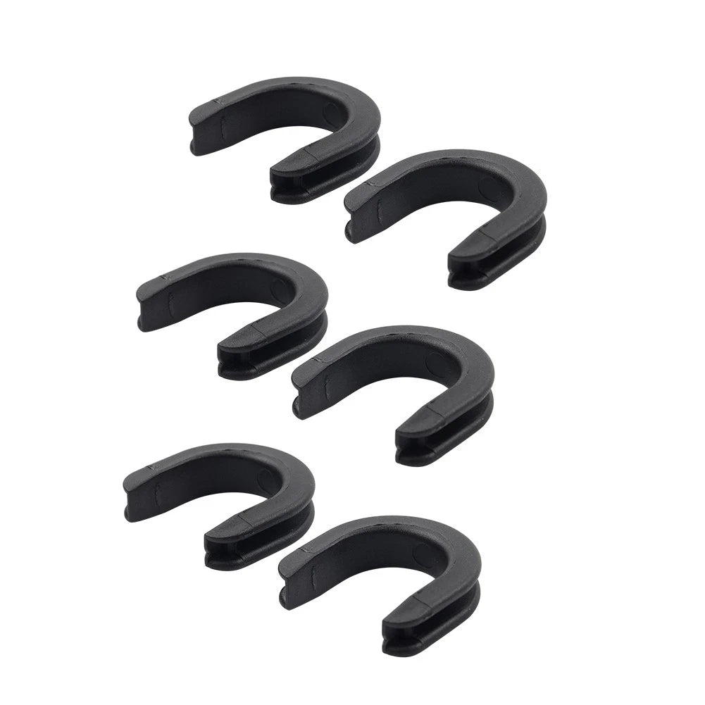 6x Luggage Rack Backrest Side Plate Mounting Bracket Grommet Bushing for Harley