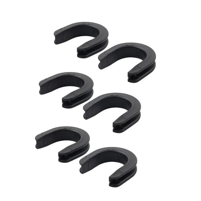 6x Luggage Rack Backrest Side Plate Mounting Bracket Grommet Bushing for Harley