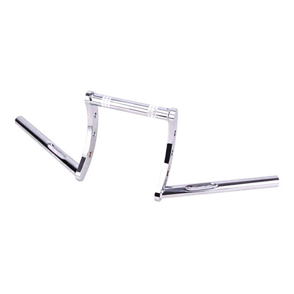Chrome Z-Bars 1" Riser Handlebars for Harley Sportster Dyna Bobber Motorcycle
