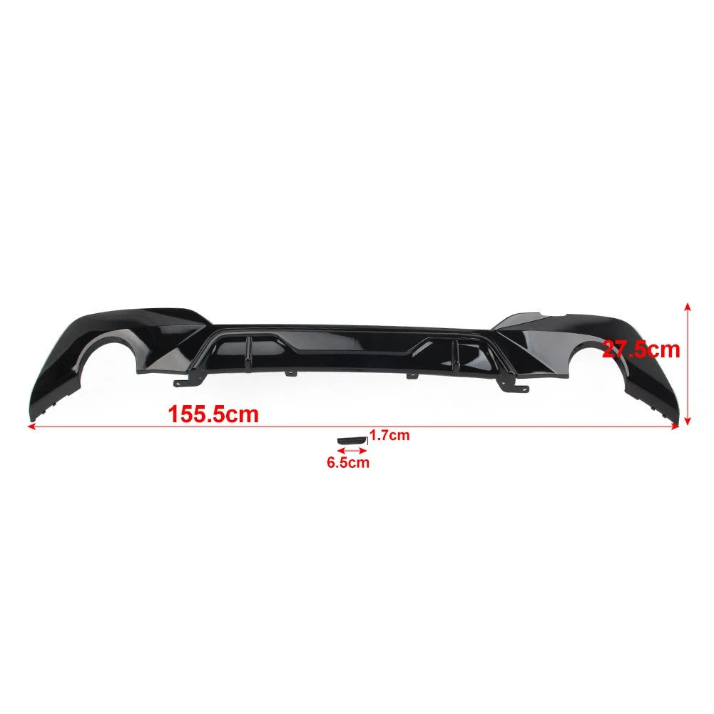 Rear Bumper Lip Diffuser Lip For BMW 3 Series G20 G21 G28 2019+ Carbon Fiber USA