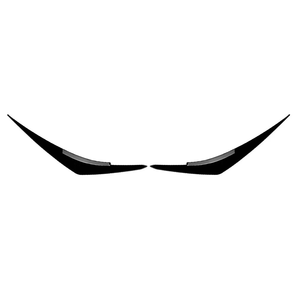 Headlight Eyebrow Eyelid Trim Glossy Black For Subaru WRX STI VB 2022-2025