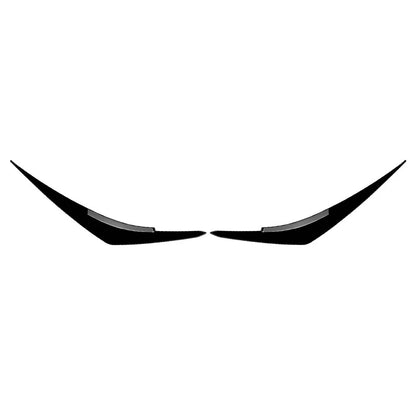 Headlight Eyebrow Eyelid Trim Glossy Black For Subaru WRX STI VB 2022-2025